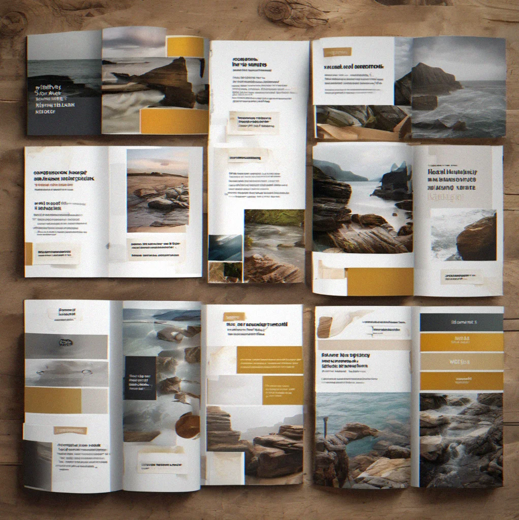 Multi-channel campaign framework showing visual consistency across email, social, ads and product