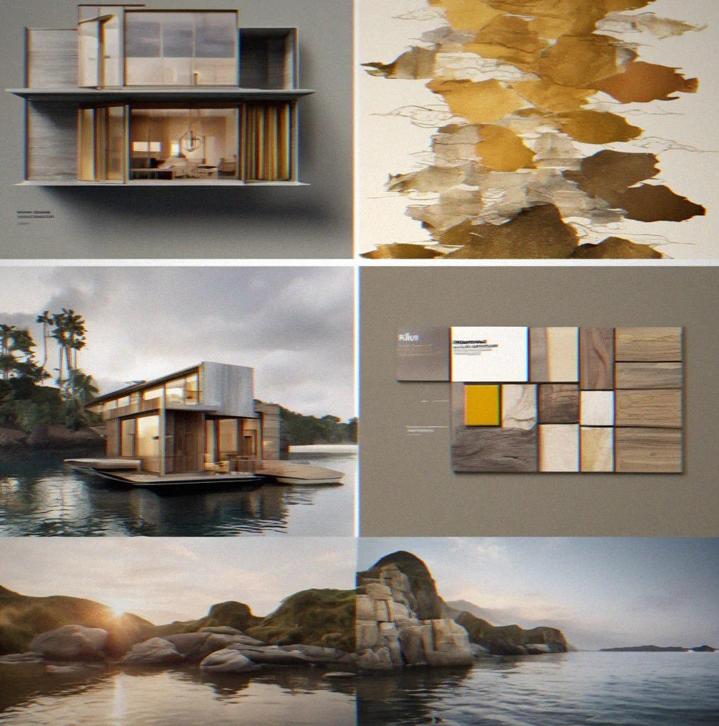 Multi-channel campaign architecture showing consistent visual language across touchpoints